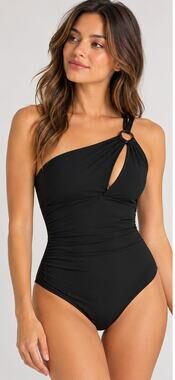 Sofia Vergara Alaina One Piece Swimsuit with Shaping and Curvete Women’s XS